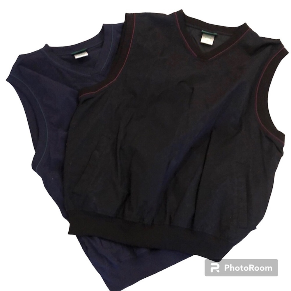 Outer Banks Mens Golf Vest Bundle Set of 2 - XL